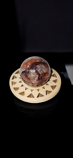 Fire Quartz Sphere