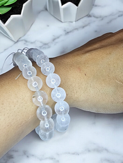 Clear Quartz Beaded Bracelets